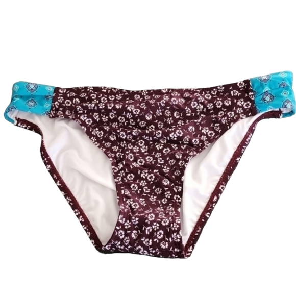 LAUNDRY SHELLI SEGAL Hipster Bikini Swim Bottoms M Side Tab Swimsuit - Picture 5 of 16